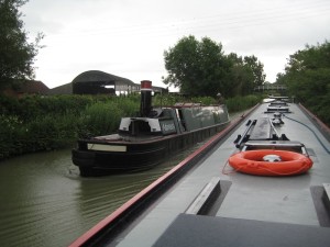 A steam powered narrowboat